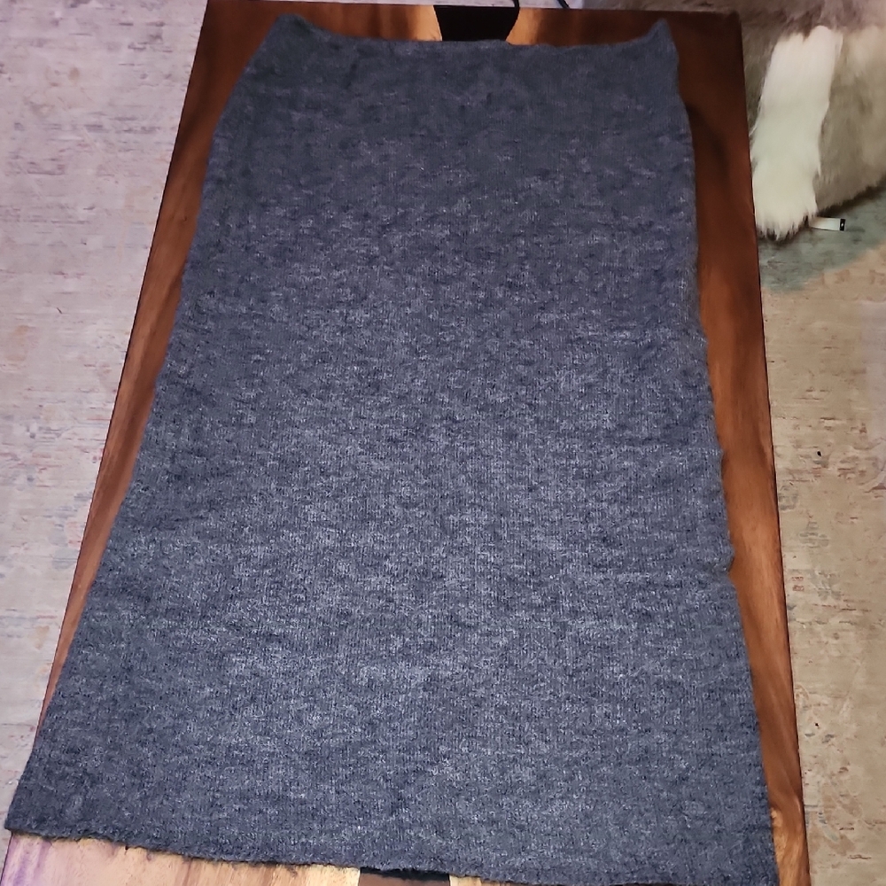 Elegant Gray Pencil Skirt for Women